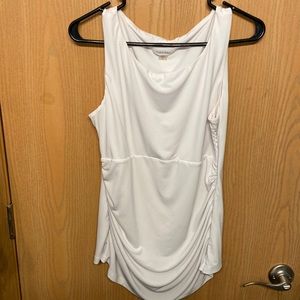 White “Invisible Fit Solutions” Blouse by Calvin Klein